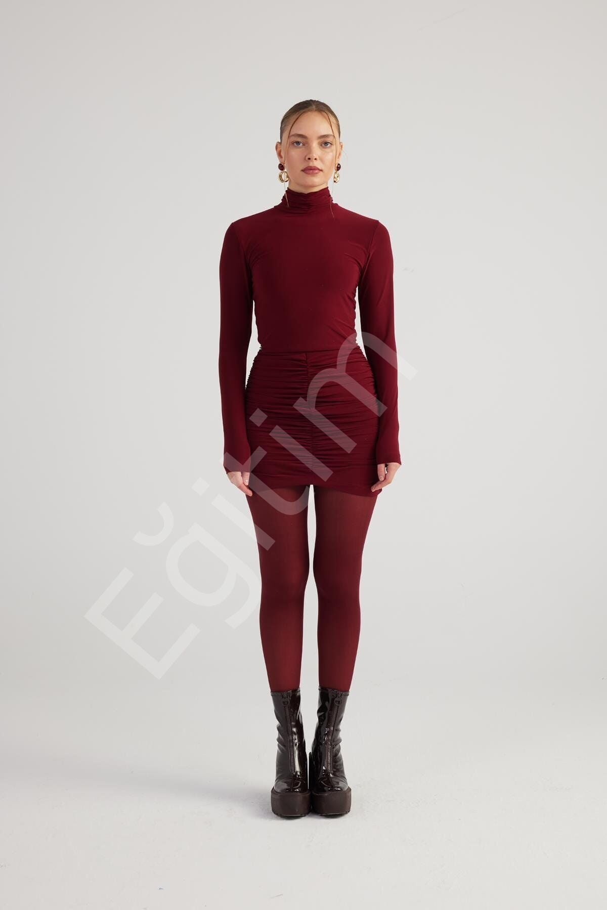 Leopardenmuster Mantel